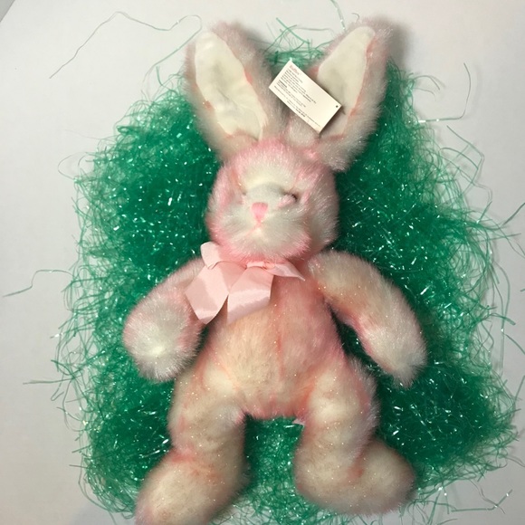 Vintage Russ Ruffles Sparkle Plush Bunny - Picture 4 of 14